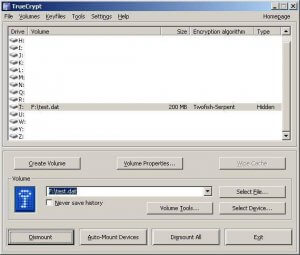 TrueCrypt Resimi