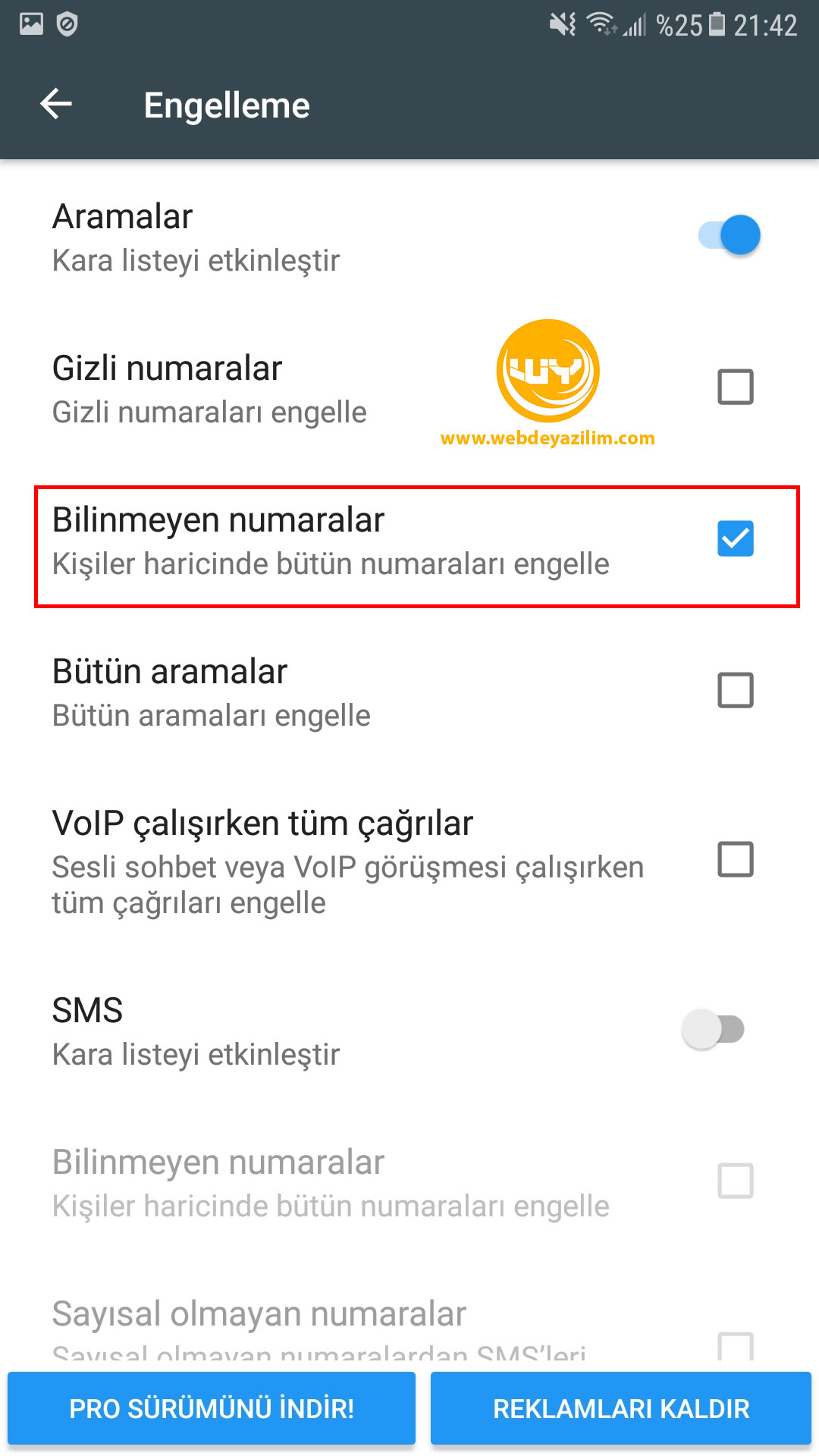 bilinmeyen numaraları engelleme - tanımadığım numaralar beni aramasın